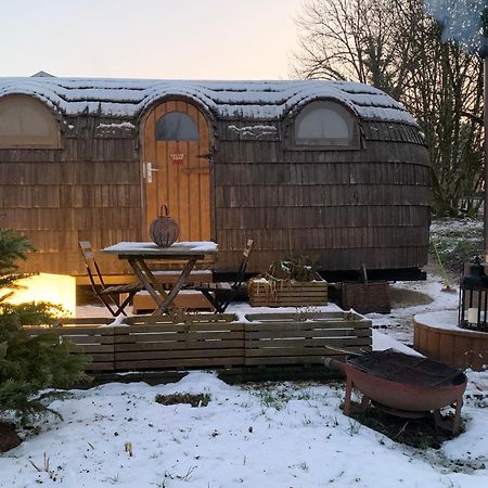 Cabane En Bois Avec Bain Nordique Et Sauna Marigny  Exteriör bild